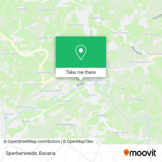 Карта Sperberweide
