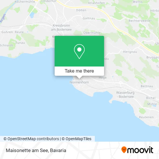 Карта Maisonette am See