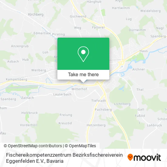 Карта Fischereikompetenzzentrum Bezirksfischereiverein Eggenfelden E.V.
