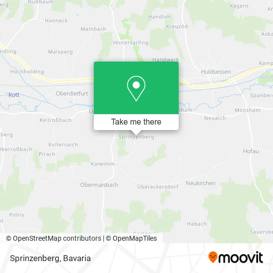 Карта Sprinzenberg