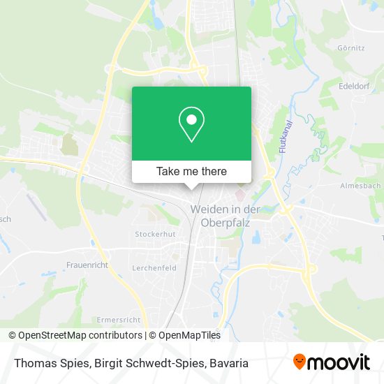 Thomas Spies, Birgit Schwedt-Spies map