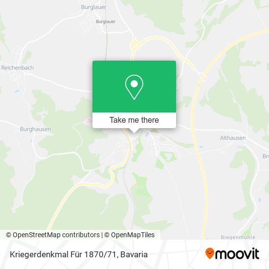 Kriegerdenkmal Für 1870/71 map
