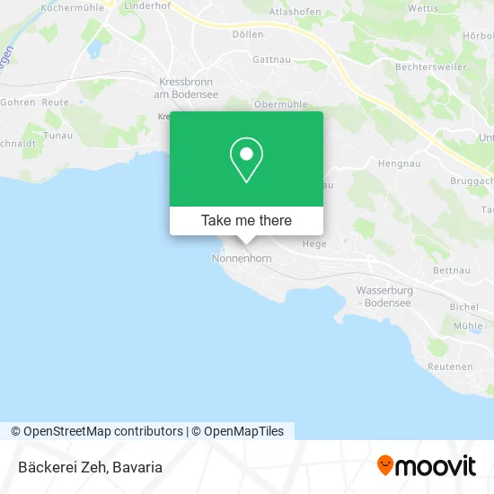 Карта Bäckerei Zeh