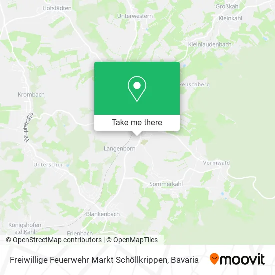 Карта Freiwillige Feuerwehr Markt Schöllkrippen