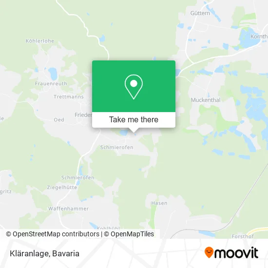 Карта Kläranlage