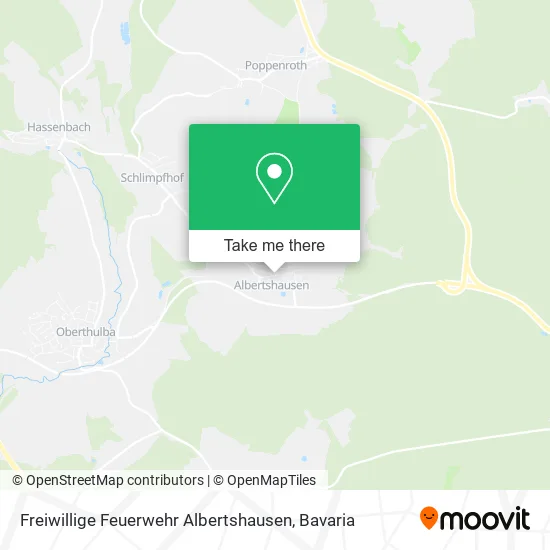 Карта Freiwillige Feuerwehr Albertshausen
