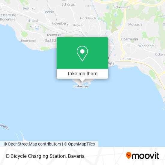 E-Bicycle Charging Station map