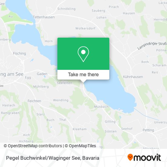 Карта Pegel Buchwinkel/Waginger See