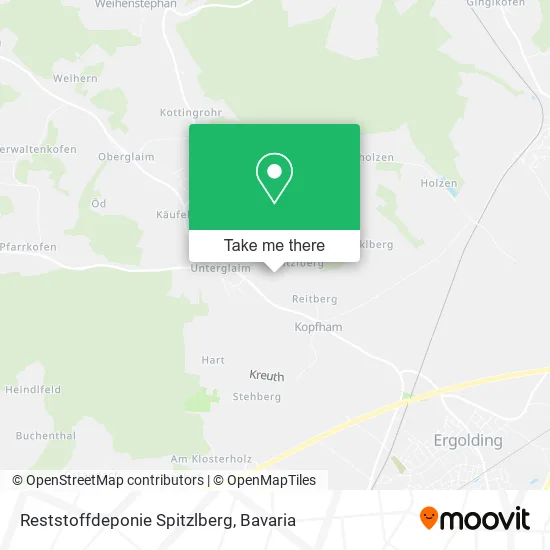 Карта Reststoffdeponie Spitzlberg