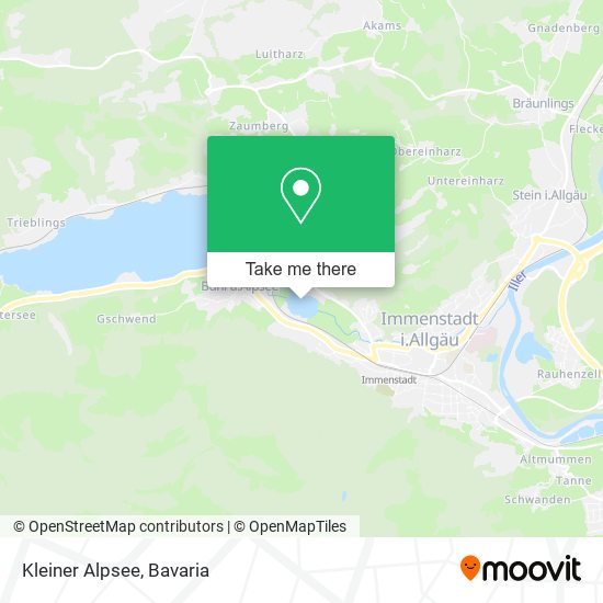 Kleiner Alpsee map