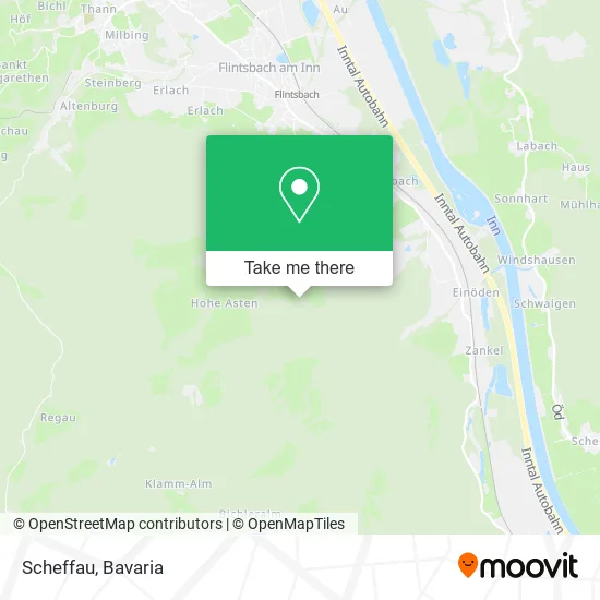 Карта Scheffau