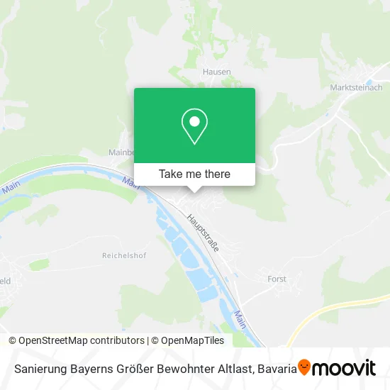 Карта Sanierung Bayerns Größer Bewohnter Altlast