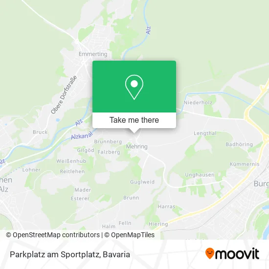 Карта Parkplatz am Sportplatz