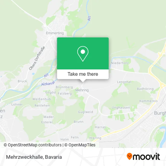 Карта Mehrzweckhalle