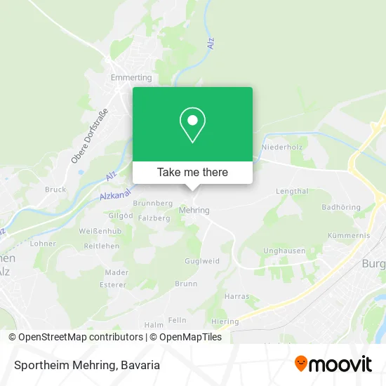 Карта Sportheim Mehring