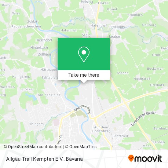 Allgäu-Trail Kempten E.V. map