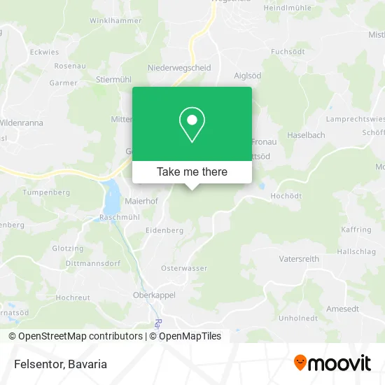 Карта Felsentor