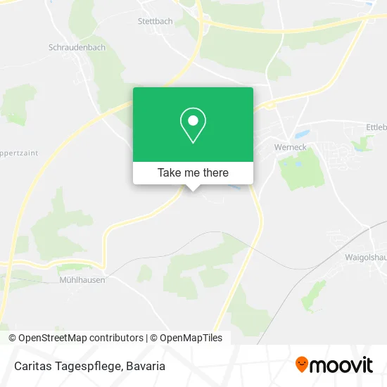 Карта Caritas Tagespflege