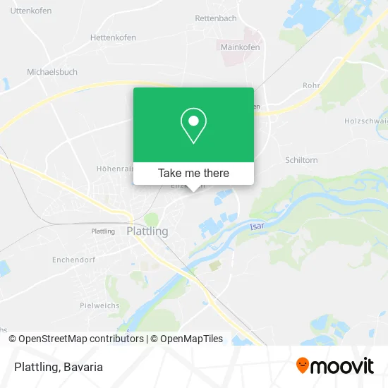 Карта Plattling