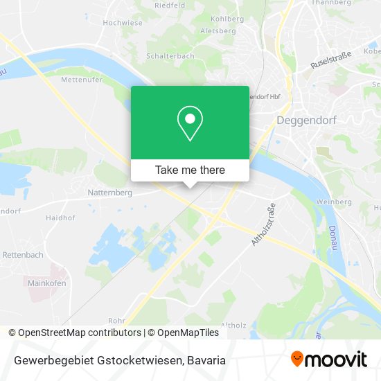 Карта Gewerbegebiet Gstocketwiesen