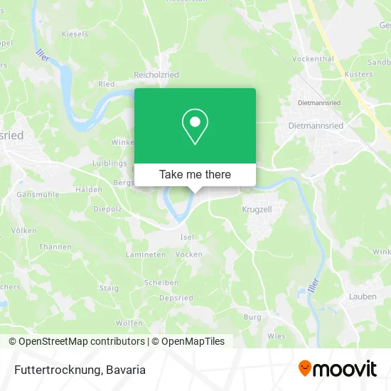 Карта Futtertrocknung
