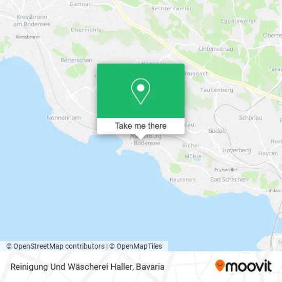 Карта Reinigung Und Wäscherei Haller