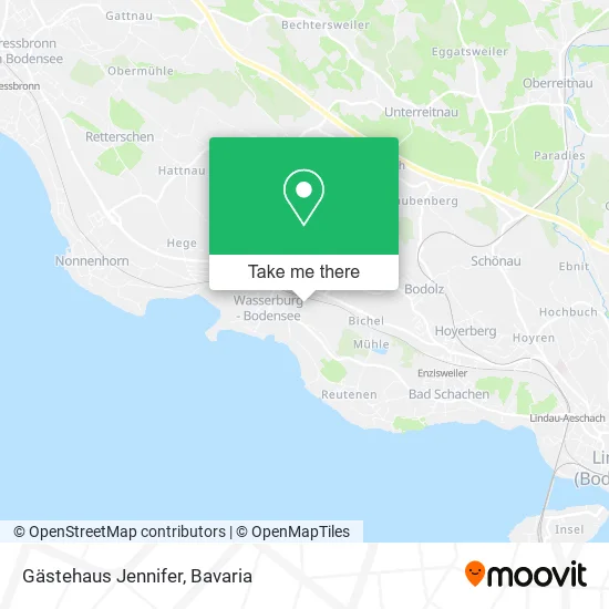 Карта Gästehaus Jennifer