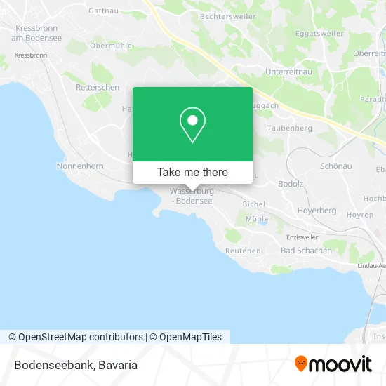 Карта Bodenseebank