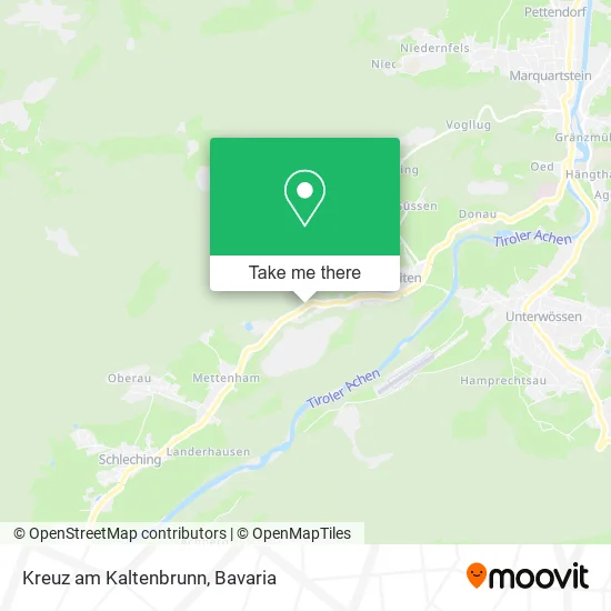 Карта Kreuz am Kaltenbrunn