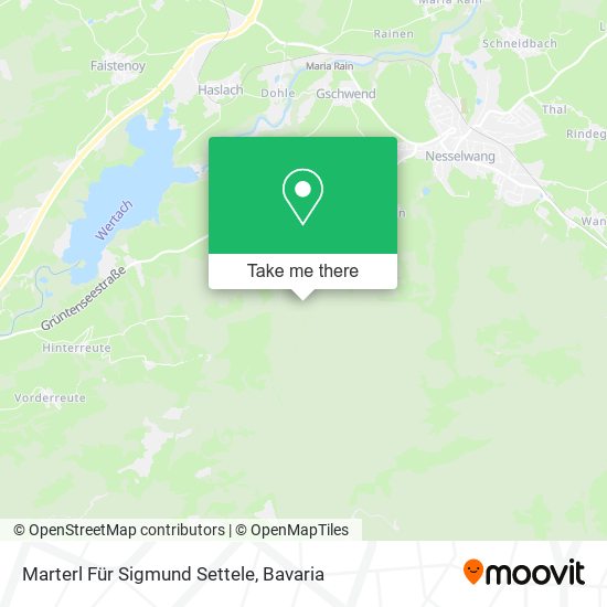 Marterl Für Sigmund Settele map