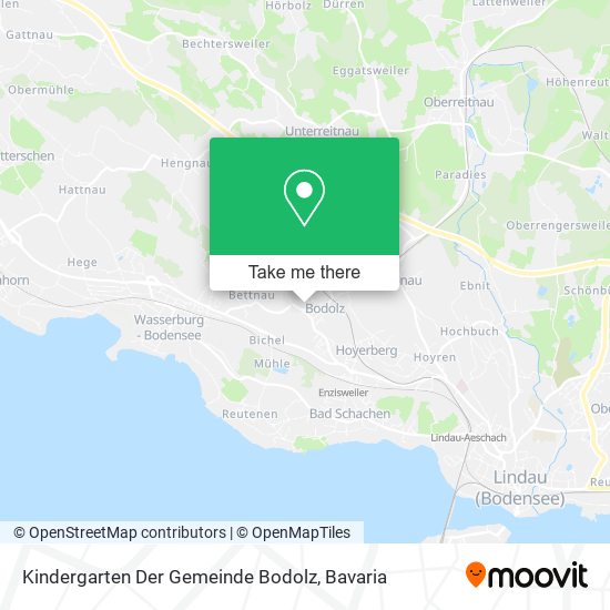 Kindergarten Der Gemeinde Bodolz map