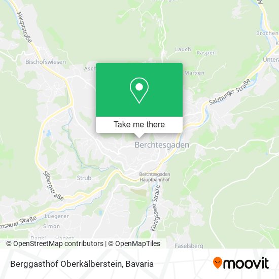 Berggasthof Oberkälberstein map