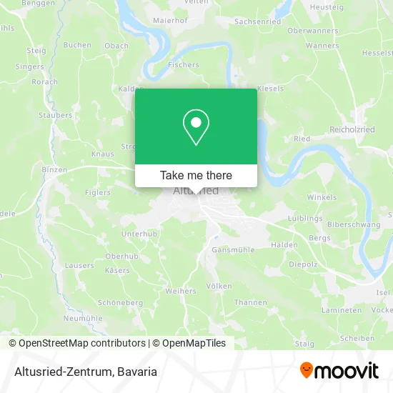 Карта Altusried-Zentrum