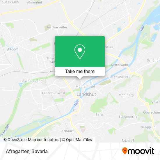 Afragarten map