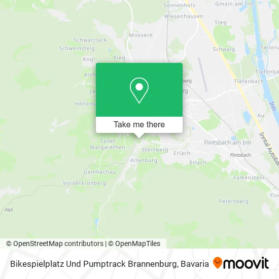 Карта Bikespielplatz Und Pumptrack Brannenburg