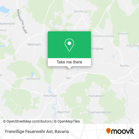 Карта Freiwillige Feuerwehr Ast