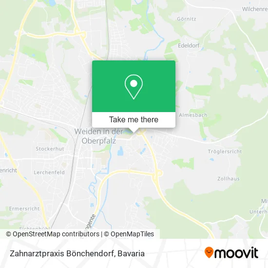 Карта Zahnarztpraxis Bönchendorf