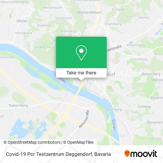 Карта Covid-19 Pcr Testzentrum Deggendorf