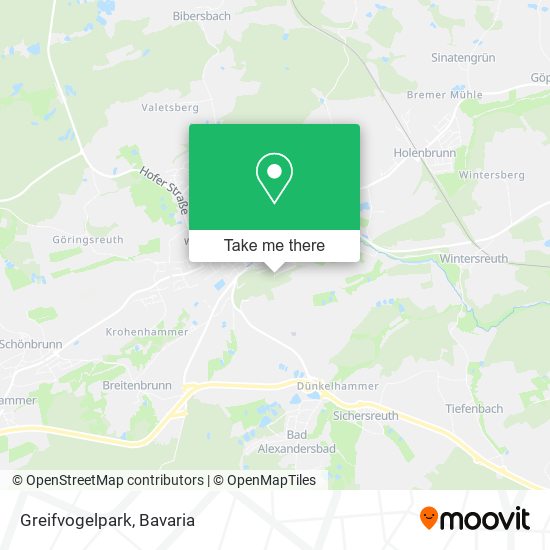 Карта Greifvogelpark