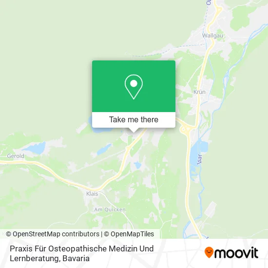 Карта Praxis Für Osteopathische Medizin Und Lernberatung