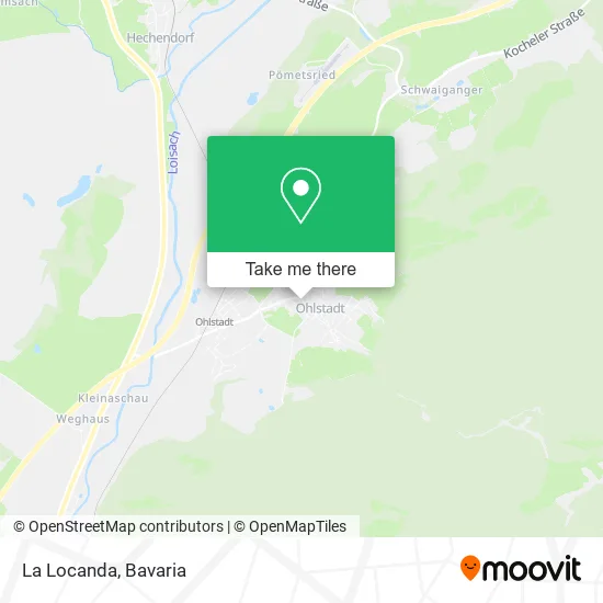 Карта La Locanda