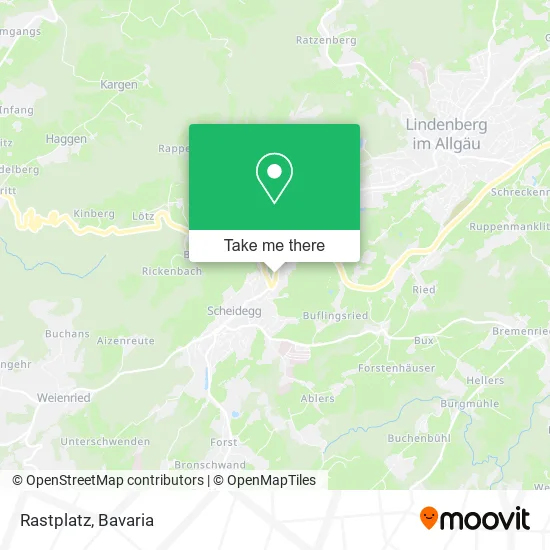 Карта Rastplatz