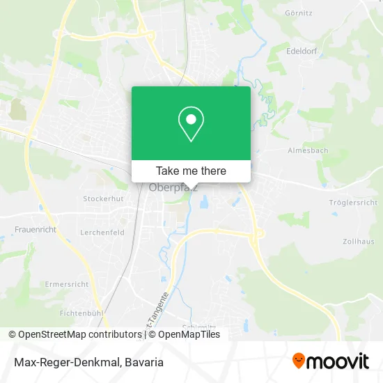 Карта Max-Reger-Denkmal