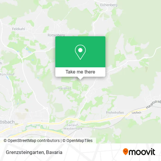 Карта Grenzsteingarten