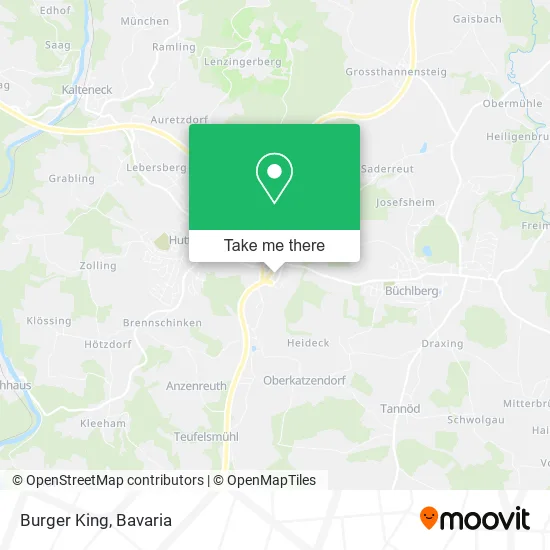 Карта Burger King