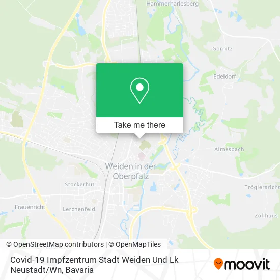 Карта Covid-19 Impfzentrum Stadt Weiden Und Lk Neustadt / Wn