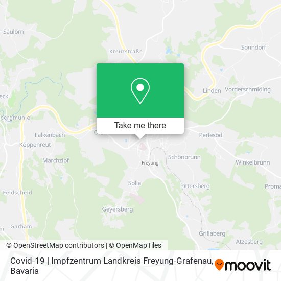 Covid-19 | Impfzentrum Landkreis Freyung-Grafenau map