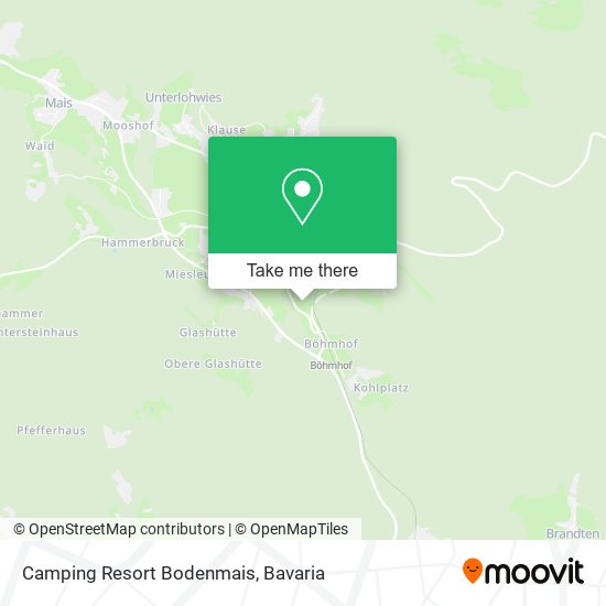 Camping Resort Bodenmais map