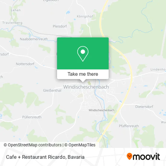 Карта Cafe + Restaurant Ricardo