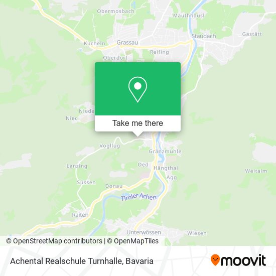 Achental Realschule Turnhalle map